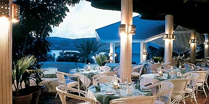 Restaurant at St James's Club Antigua - Superb resort for a luxury Villa vacation